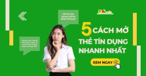 5 Cách Mở Thẻ Tín Dụng Nhanh Nhất 2024 Không Cần Chứng Minh Thu Nhập